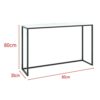 JTSGHRZ Console table Ironwork Console Table Modern Marble Narrow Desk Sofa Side Table Display Accent Table for Living Room Bedroom