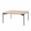 HZF Square Coffee Table Modern Minimalist Metal Table Frame End Table Living Room Balcony Small Tea Table