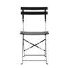 Havnyt Metal Black Patio Garden Bistro Set of Folding Table and 2 Chairs
