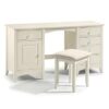 Julian Bowen Cameo Stool, Stone White
