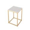SFFZY Lron Tea Table Simple Modern Creative Sofa Side Table Living Room Small Storage Square Coffee Table