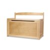 Melissa & Doug Furniture Wooden Toy Chest - Honey