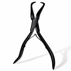 EHDIS Hair Extension Plier for Remove Micro Link Micro Ring Feather Extension Beads Removal Bead Lock Remover Hair Extension Pliers in Stainless