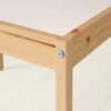 Ikea LATT-Children-s Table with 2 Chairs, White, Pine, Beige