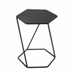 Corner Table Metal End Table Sofa Side Table for Living Room Lamp Desk Storage Unit Bedroom Bedside Table Cabinet Scandinavian Nordic Style Color