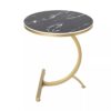 WDBBY Home Side Table Furniture Round Coffee Table Living Room Small Bedside Table Design Coffee Table Sofa Side Table Color  A Size  55  60cm