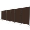 YASRKML 6 Panel Room Divider Room Dividers and Folding Privacy Screens for Office Partition Room Separators Freestanding Room Divider Screen Fabr
