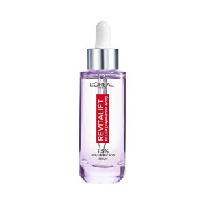LOral Paris Hyaluron Serum Revitalift Filler AntiAgeing Face Care AntiWrinkle with 1.5 Pure Hyaluronic Acid and Vitamin C 50 ml
