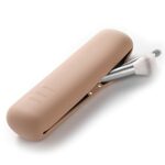 FERYES Large Travel Makeup Brush Holder Magnetic Antifall Out Silicon Portable Cosmetic Face Brushes Holder Soft and Sleek Makeup Tools Organizer