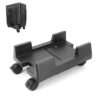 Beowanzk Computer Tower Stand,Adjustable PC Tower Stand Holder with Rolling Caster Wheels,Adjustable Mobile CPU Stand for Floor Carpet Gaming PC