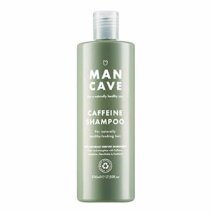 ManCave Caffeine Shampoo 500ml for Men Encourage Healthy Hair Growth Natural Formulation Vegan Friendly Bottle made from Recycled Plastics
