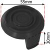SPARES2GO 2.5m Line Spool & Cover Compatible with McGregor MCT1825 MCT2X1825 18v Strimmer Trimmer 1.5mm