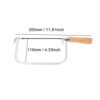 Coping Saw with 5 Saw Blade, Multi Purpose Adjustable Handsaws Hand Garden Tool Metal String Cutter Saw with Wood Handle for Wood Woodworking