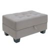 oneforus Home decoration cushion sofa cover threepiece sofa recliner ottoman set