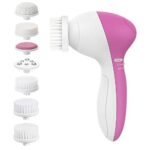 Face Spin Brush Facial Cleansing Electric Exfoliator Exfoliating Spinning Silicone Skincare Cleanse Washer Cleanser Rotating Skin Care Spa System