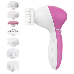 Face Spin Brush Facial Cleansing Electric Exfoliator Exfoliating Spinning Silicone Skincare Cleanse Washer Cleanser Rotating Skin Care Spa System