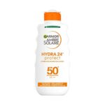 Garnier Ambre Solaire Hydra 24 Hour Protect Hydrating Protection Lotion SPF50 High Sun protection Factor 50 Water Resistant Sunscreen with Shea B