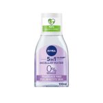 NIVEA MicellAIR Sensitive Micellar Water 100 ml FragranceFree MakeUp Remover Micellar Cleansing Water for Sensitive Skin Gentle Skin Cleanser