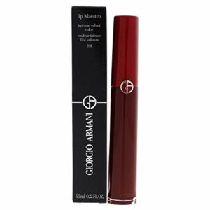 Giorgio Armani Lip Maestro Intense Velvet Color  201 Dark Velvet For Women 0.22 oz Lip Gloss