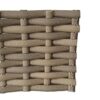 Sarah Highback 5 Seater Sofa Set In Nature With Beige Cushions And Coffee Table
