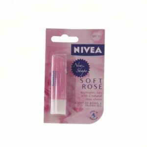 Nivea Lip Care Soft Rose Highlights lips with natural rose sheen