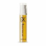 GK HAIR Global Keratin 100 Organic Argan Oil Anti Frizz Hair Serum 0.34 Fl Oz10ml Styling Smoothing Strengthening Hydrating  Nourishing Heat Prot