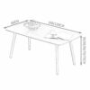 SHtables Coffee Table Square Multifunction Table Dining TableWhite Simplicity End Table LaptopFor Living Room BedroomMagazines Books  Plants Colo