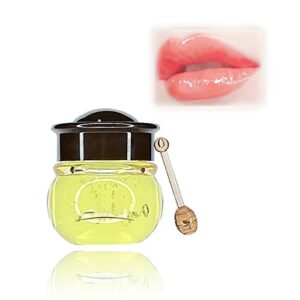 Lip Sleeping Mask Lip Mask Overnight Honey Lip Masks Skincare Lip OilsLip Moisturiser for Dry Chapped Peeling Cracked Lips Fades Lip LinesLip Bal