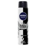 NIVEA MEN Invisible for Black  White Original AntiPerspirant Deodorant Spray 250ml 0 Alcohol Aerosol Spray AntiMark Mens AntiPerspirant Deodorant