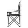 Hyfive Folding Camping Chair Heavy Duty Luxury Padded High Back Camping Fishing - Black - 2 Chairs