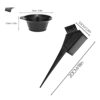 JagKul 4PCS Hair Dye Brush and Mixing Bowl Set Tint Comb For Hair Professional Salon Hair Coloring Dyeing Kit Angled Comb and Brush