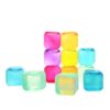 Ram® 50 Pack Reusable Ice Cubes for Drinks Frozen Cold Drink Chilled Ice Cubes Multi-Coloured