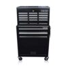 US PRO TOOLS TOOL CHEST TOOL BOX ROLLER CABINET GLOSS BLACK WITH DRAWER DIVIDERS!