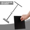 bjewego Tabletop Purse Display Stand - Set of Two Tabletop T Bar Handbag Display Stand - Adjustable Height Double Hook Hanging Jewelry Stands for