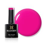 Bluesky Gel Nail Polish Fuchsia Fumble Neon36 Bright Neon Pink Cerise Fuchsia Long Lasting Chip Resistant 10 ml Requires Drying Under UV LED Lamp
