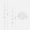TV Stand Media Console Table For TVs With Storage Cabinet And Open Shelf Modern Entertainment Center Media Furniture For TVs For Living Room Bedr
