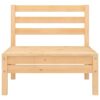 HINSD 3 Piece Garden Lounge Set Solid PinewoodMaterial Solid pinewoodCornerMiddle sofa dimensions 63.5 x 63.5 x 62.5 cm L x W x H