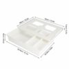BORDSTRACT Under Desk Storage Drawer, Self Adhesive Under Table Drawer Attachment, Hidden Plastic Desk Storage Tray for Office, Kitchen, Home and