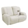 Jaotto Copripoltrona Relax Reclinabile, Fodere Copripoltrona 1 Posto Universal, Modern Copripoltrona Relax Elettrica Reclinabile Con Bag Lavabile