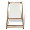 HOUKAI Bamboos and Canvas Patio Chair Adjustable Fishing Picnic Chair Outdoor Furniture Color  D Size  One size