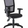 Office Hippo Mesh Back Desk Chair, Ergonomic Home & Office Chair With Height Adjustable Seat & Arms, Lumbar Support For Extra Comfort, Computer C