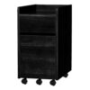 Iris Ohyama, Cabinet with Locking Wheels /Drawer Rolling Wood File/Desk with shelves and wheels/ Desk Cabinet, Design & Modern, Office, Studyroom