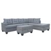 oneforus Home decoration cushion sofa cover threepiece sofa recliner ottoman set