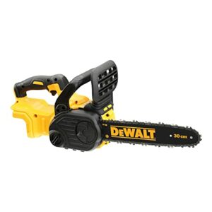 Dewalt 18V XR cordless chainsaw DCM565N (30cm blade length, automatic chain lubrication, toolless chain tension, ideal for smaller construction a