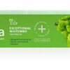 Ecodenta Exceptional Whitening Toothpaste  Teeth Cleaning Plaque Removal Tooth Paste with Bergamot for Smokers Coffee Wine Users 100ml