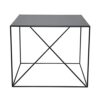 Simple Design Coffee Table Coffee Table Wrought Iron Square Industrial Tea Table Sofa Side Corner Coffee Side Table Used for Office Living Room B