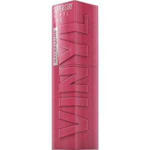 Maybelline New York Lip Colour Smudgefree Long Lasting up to 16h Liquid Lipstick Shine Finish SuperStay Vinyl Ink 20 Coy