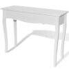 vidaXL Dressing Console Table White Hall Side Makeup Vanity Desk Home Bedroom