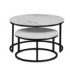 Side table 2 in 1 Nordic Living Room Round Coffee Tables Apartment Bedroom Bedside Table Home Furniture Restaurant Color  Picture color Size  One