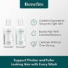 Shapiro MD Hair Growth Experts Hair Loss Shampoo and ConditionerAllNatural DHT Blockers for Thinning Hair Developed by DermatologistsExperience H